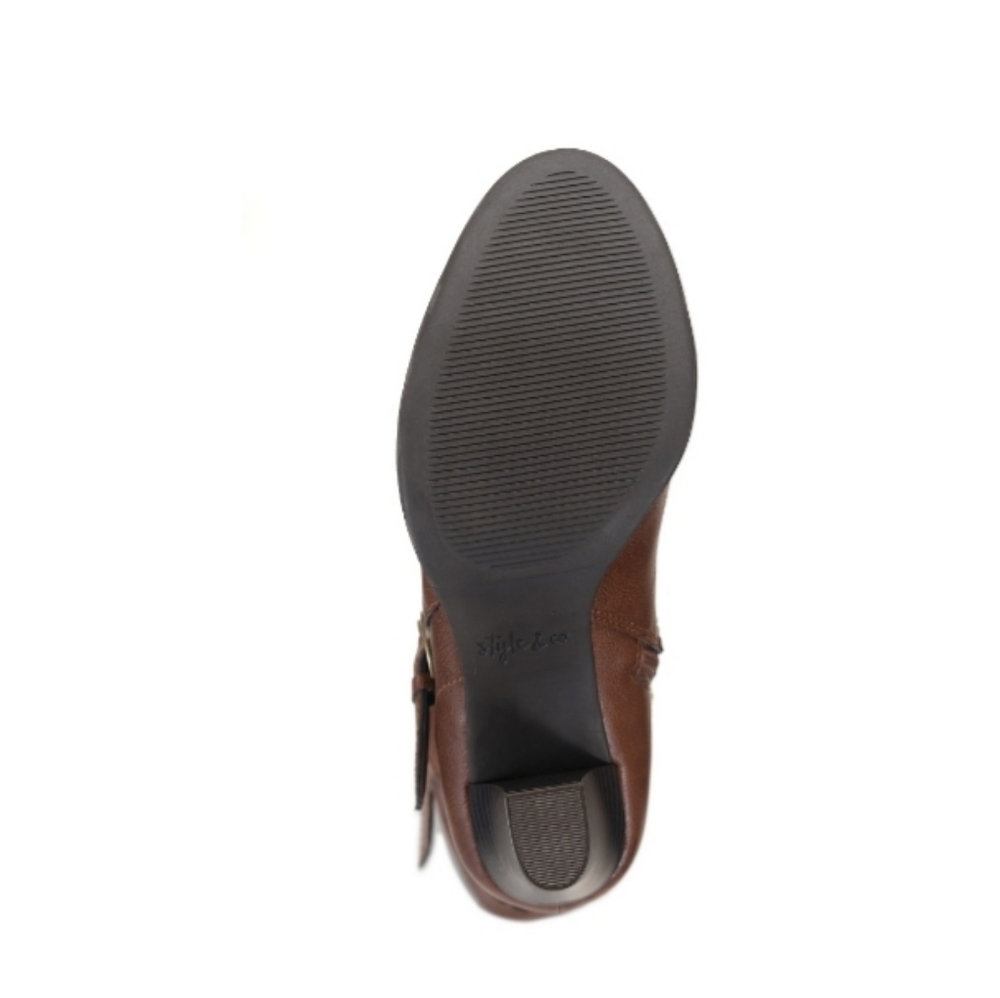🆕Classic Chic Cognac Leather Fashion Boot - Picture 4 of 6